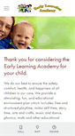 Mobile Screenshot of earlylearningacademy.us