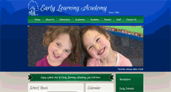 Desktop Screenshot of earlylearningacademy.org