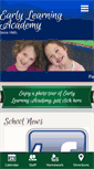 Mobile Screenshot of earlylearningacademy.org